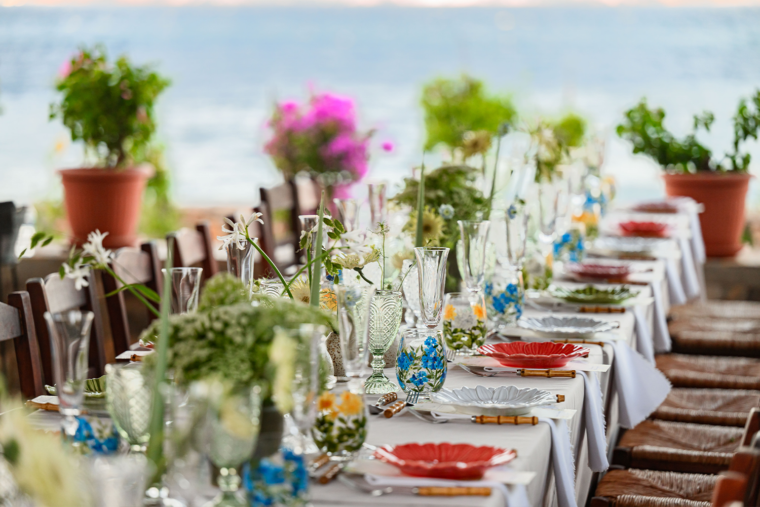 Wedding in Greece, as featured in Vogue